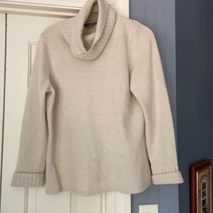 Ann Taylor cashmere sweater with cowl neck